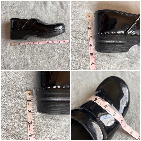 Dansko Professional Black Patent Leather Shiny Clog Comfort Nursing Sz 42 - Picture 13 of 13
